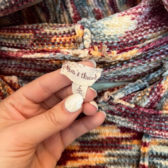 Knit Hooded L/S Top - Picture 3 of 4